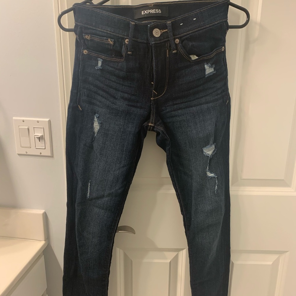Express Jeans distressed